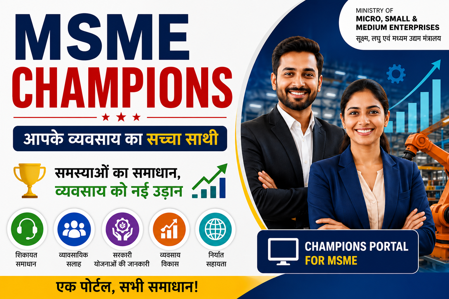 MSME Champions पोर्टल क्या है? | MSME Champions Scheme की पूरी जानकारी हिंदी में